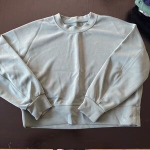 Lululemon Light Green Crewneck Sweatshirt